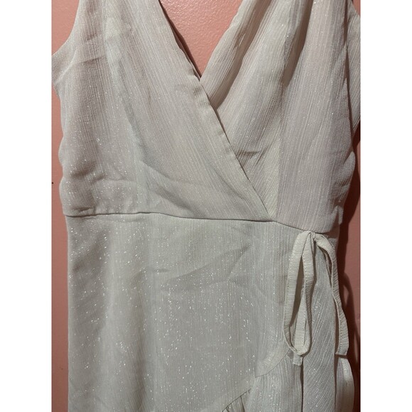 Speechless Womens Dress S Small Light Pink Sparkly V Neck Sleeveless Short - Picture 3 of 9